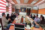 نشست مشترک مدعوین بین المللی  هشتمین کنفرانس ملی و پنجمین کنفرانس بین‌المللی یادگیری و آموزش الکترونیکی با اعضای هیات علمی دانشکده مجازی